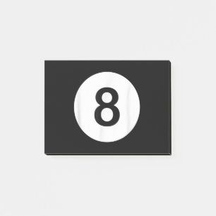 8 Ball Pool Hall Tees, Shark Lover Gift Post-it Notes