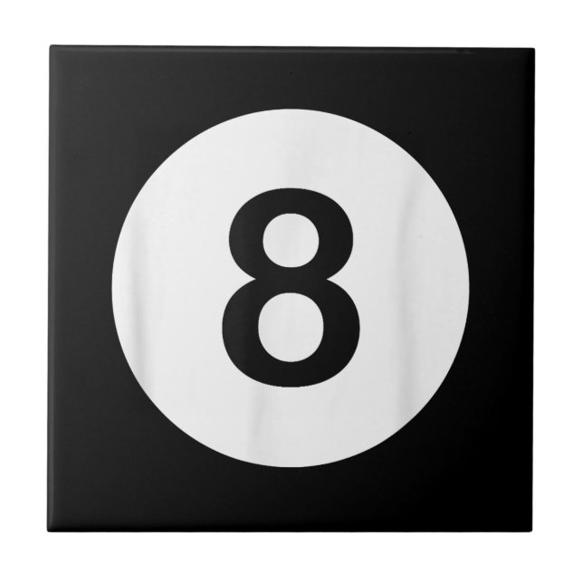 8 Ball Pool Hall Tees, Shark Lover Gift Tile (Front)