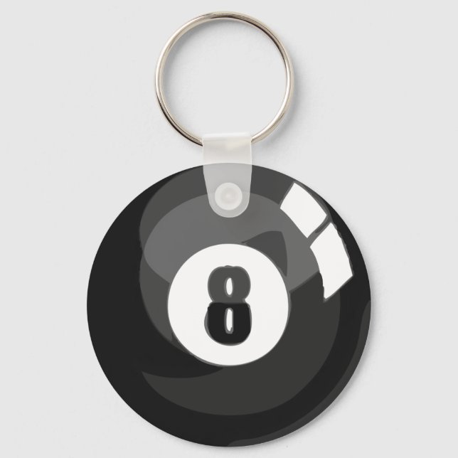 8 Ball Pool Keychain (Front)