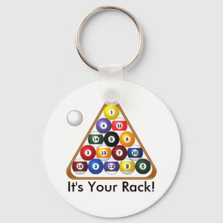 8-ball Rack keychain