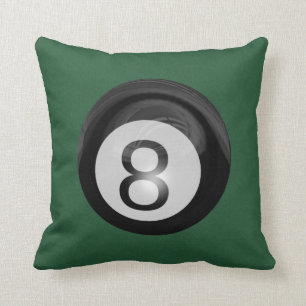 8 Ball Throw Pillow