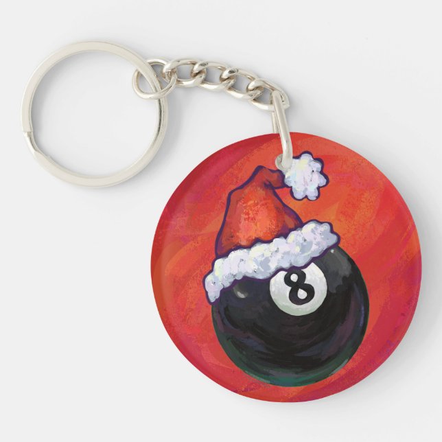8 Balle Noël Casquette rouge (Devant)