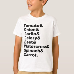 8 Beneficial Vegetables That Are Great Together T-Shirt