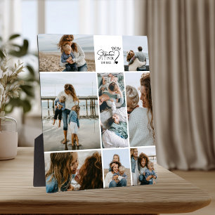 8 Best Stepmom Ever Custom Photo Collage  Plaque