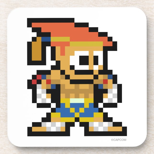 8-Bit Adon Coaster (Front)