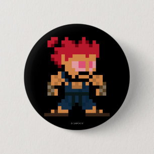 8-Bit Akuma 2 Inch Round Button