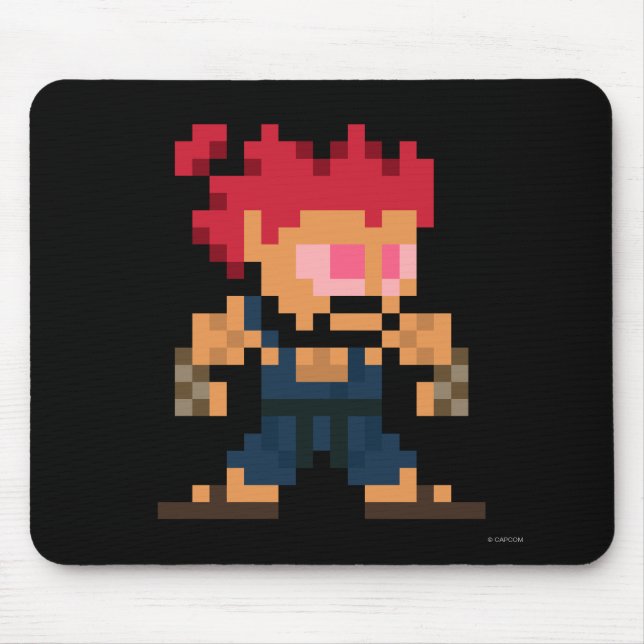 8-Bit Akuma Mouse Pad (Front)