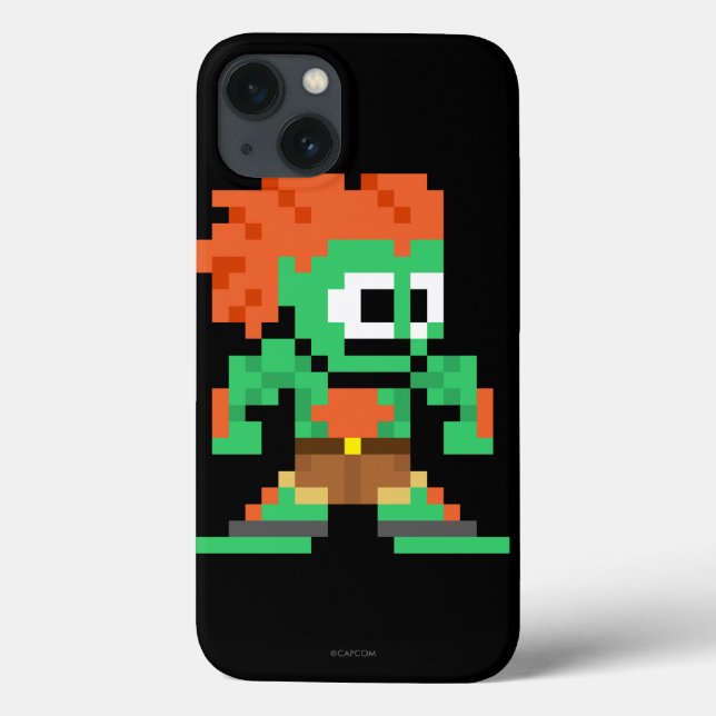 8-Bit Blanka Case-Mate iPhone Case (Back)