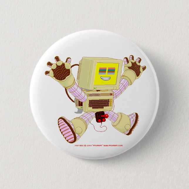 8 Bit Buzz v1.0 Button (Front)