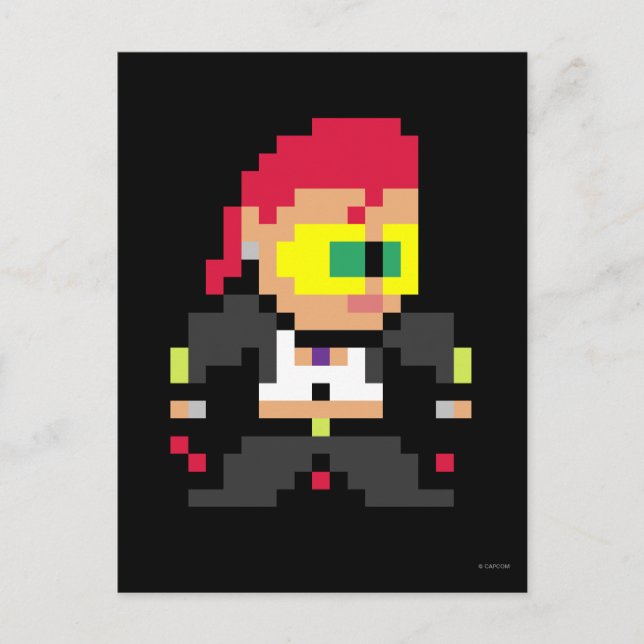 8-Bit C. Viper Postcard (Front)
