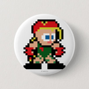 8-Bit Cammy 2 Inch Round Button