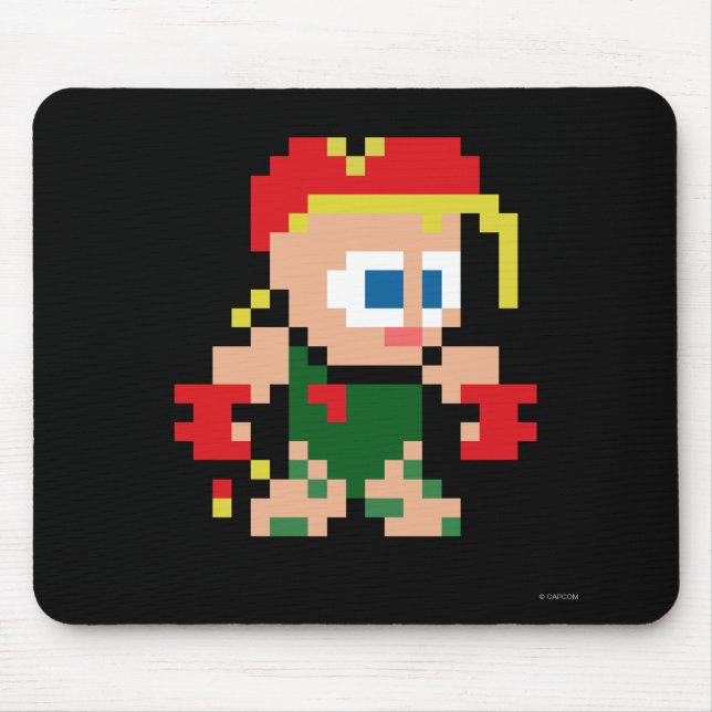 8-Bit Cammy Mouse Pad (Front)