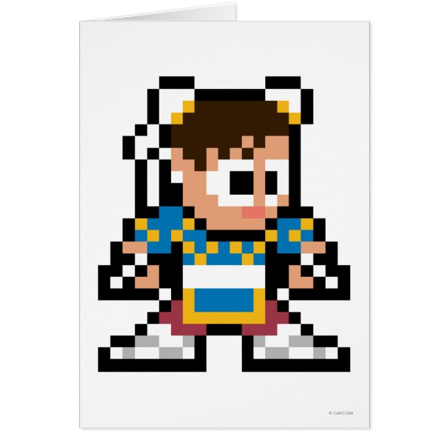 8-Bit Chun-Li (Front)