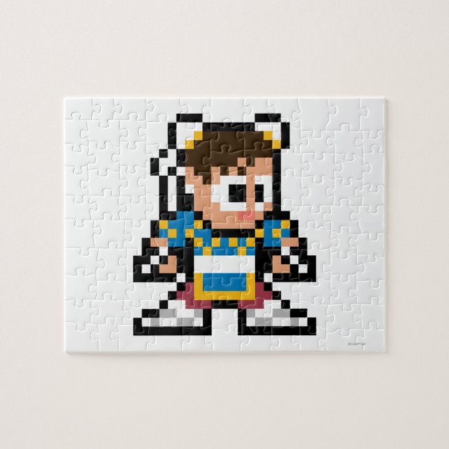 8-Bit Chun-Li Jigsaw Puzzle (Horizontal)