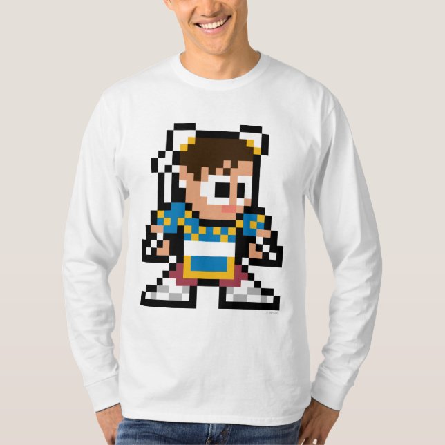 8-Bit Chun-Li T-Shirt (Front)