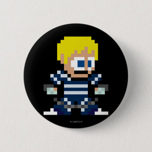 8-Bit Cody 2 Inch Round Button