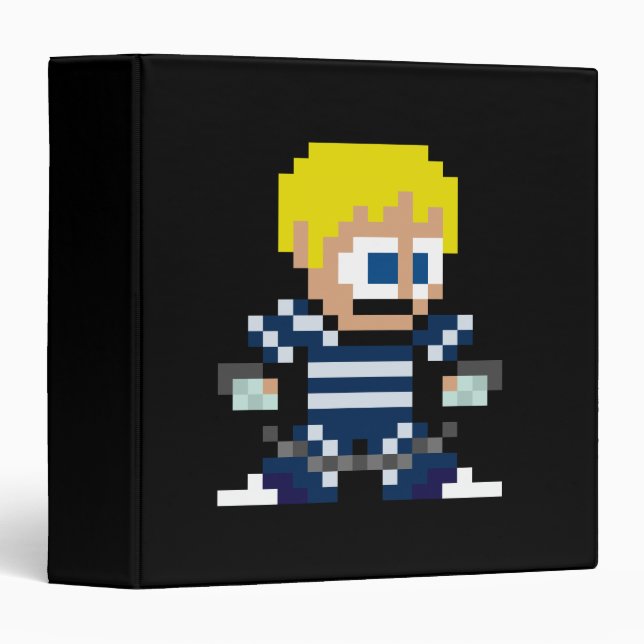 8-Bit Cody Binder (Front/Spine)