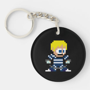 8-Bit Cody Keychain