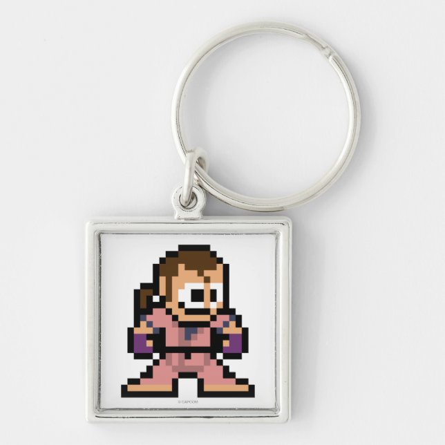 8-Bit Dan Keychain (Front)
