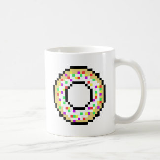 8 Bit Doughnut Coffee Mug