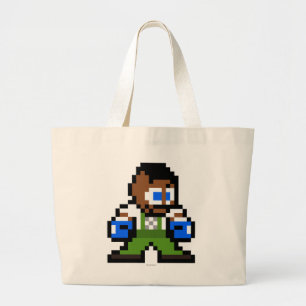 8-Bit Dudley Large Tote Bag