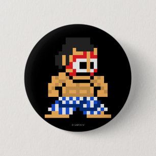 8-Bit E. Honda 2 Inch Round Button