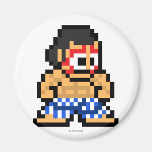 8-Bit E. Honda Magnet