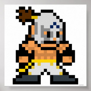 8-Bit El Fuerte Poster