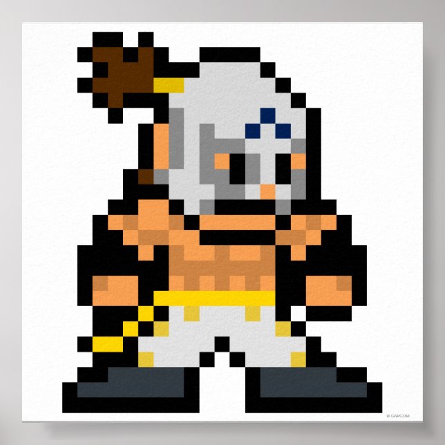 8-Bit El Fuerte Poster (Front)