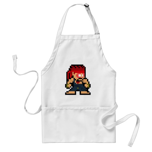 8-Bit Evil Ryu Standard Apron (Front)