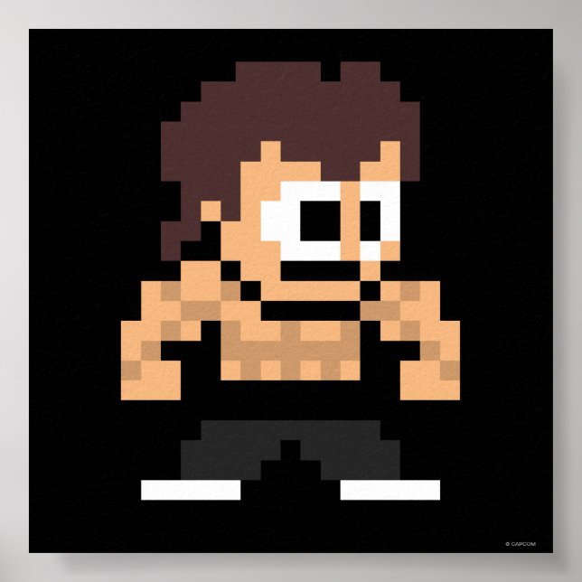 8-Bit Fei Long Poster (Front)