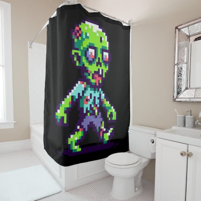 8-bit funny zombie Halloween  (In Situ)