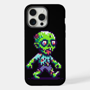 8-bit funny zombie Halloween  iPhone 15 Pro Max Case