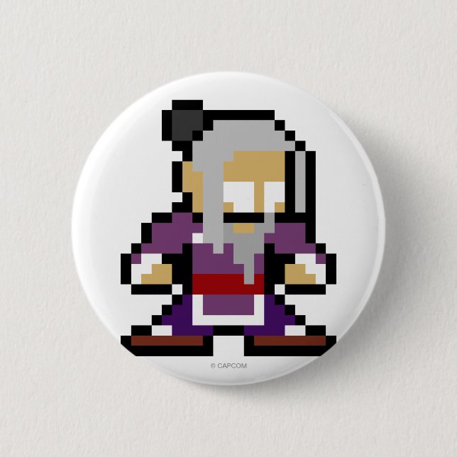 8-Bit Gen 2 Inch Round Button (Front)