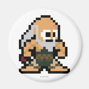 8-Bit Gouken Magnet