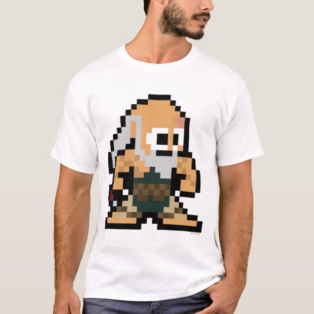 8-Bit Gouken T-Shirt (Front)