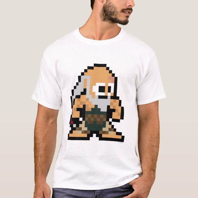 8-Bit Gouken T-Shirt (Front)