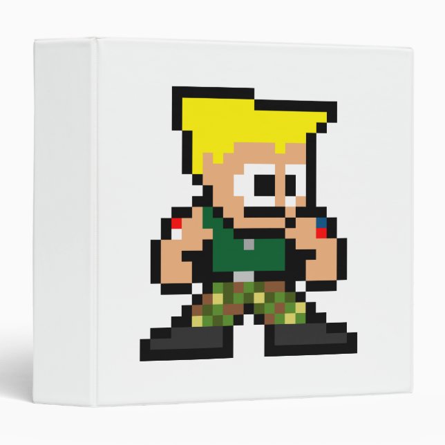 8-Bit Guile Binder (Front/Spine)