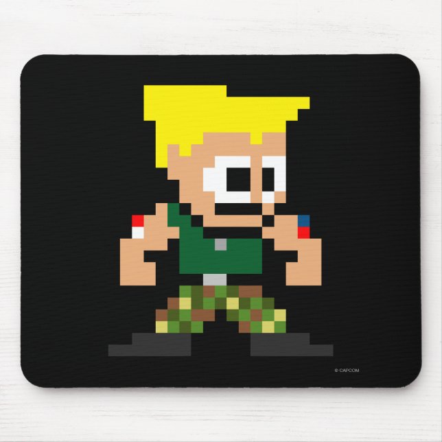 8-Bit Guile Mouse Pad (Front)