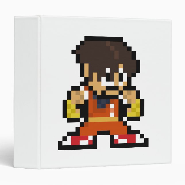 8-Bit Guy Binder (Front/Spine)