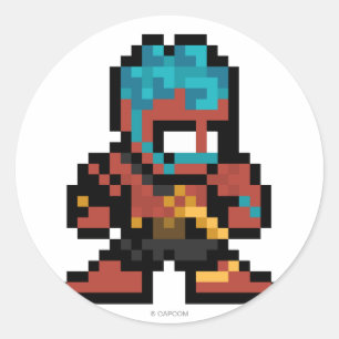 8-Bit Hakan Classic Round Sticker