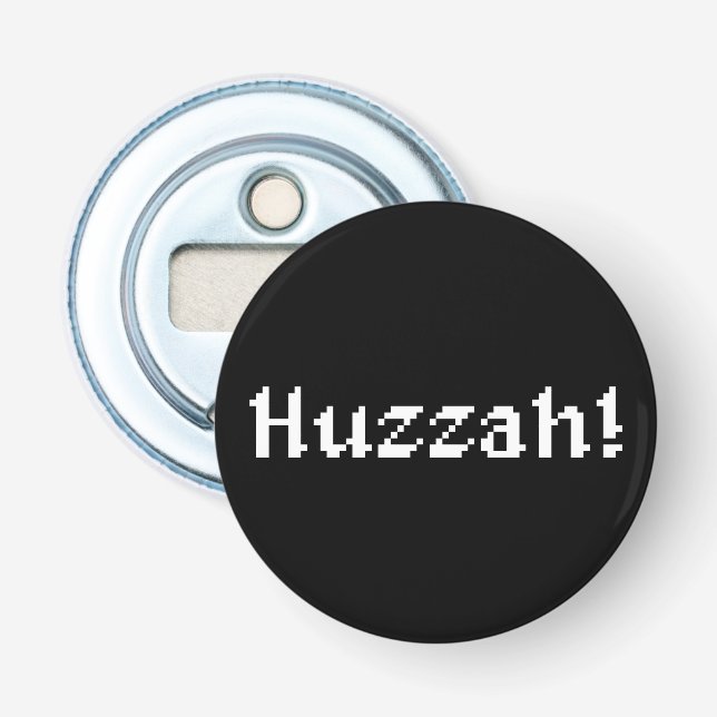 8 Bit Huzzah! Bottle Opener (Front)
