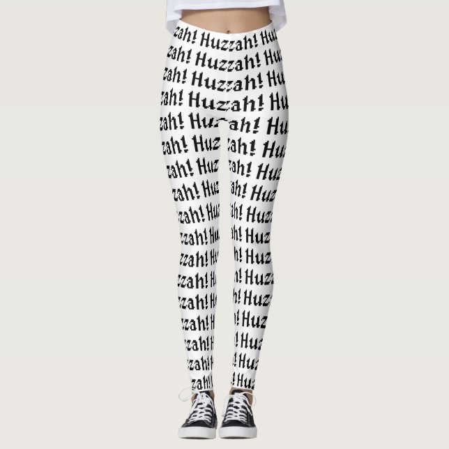 8 Bit Huzzah! Leggings (Front)
