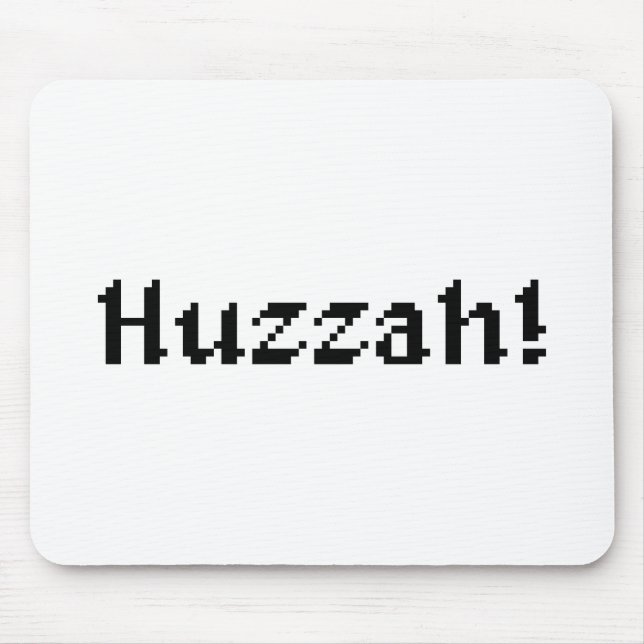 8 Bit Huzzah! Mouse Pad (Front)