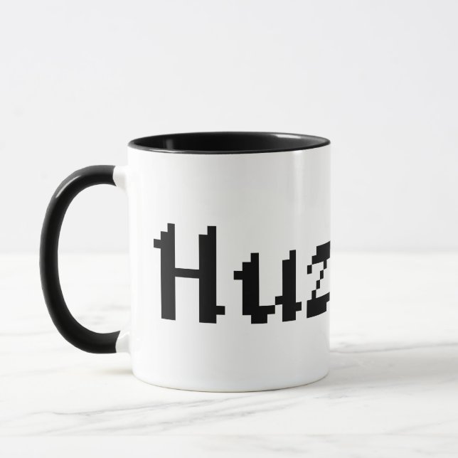 8 Bit Huzzah! Mug (Left)