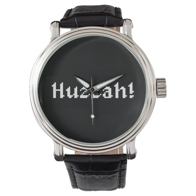 8 Bit Huzzah! Watch (Front)