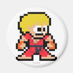 8-Bit Ken Magnet