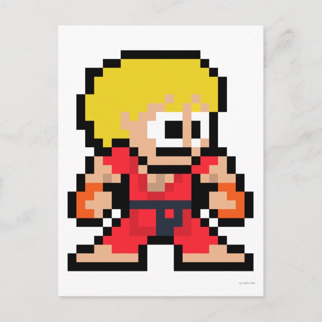 8-Bit Ken Postcard (Front)