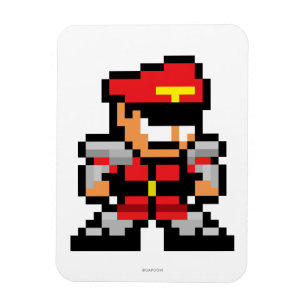 8-Bit M. Bison Magnet
