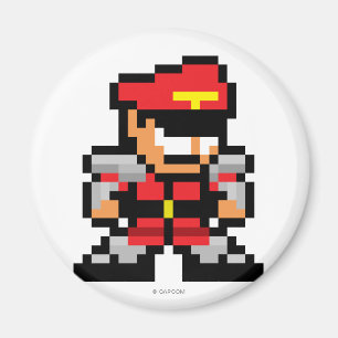 8-Bit M. Bison Magnet